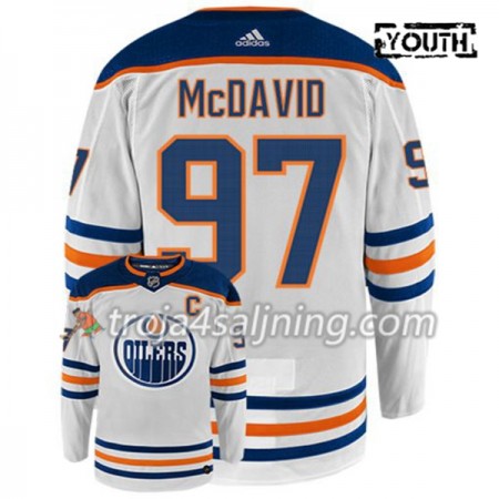 Edmonton Oilers tröja Connor McDavid 97 Adidas Vit Authentic - NHL Tröjor Barn Edmonton Oilers tröja Connor McDavid 97 Adidas Vit Authentic - NHL Tröjor Barn